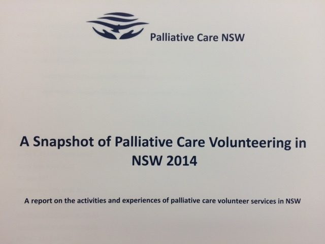 {Research} A Snapshot of Palliative Care Volunteering in NSW Hansen & Huntir 2014