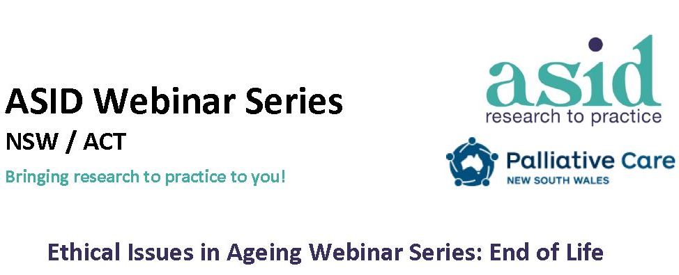 Webinar to explore ethical issues in aging for people with intellectual disabilities