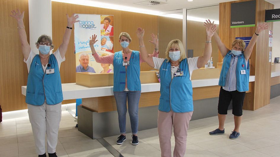 Volunteers are welcomed back at Gosford and Wyong Hospitals
