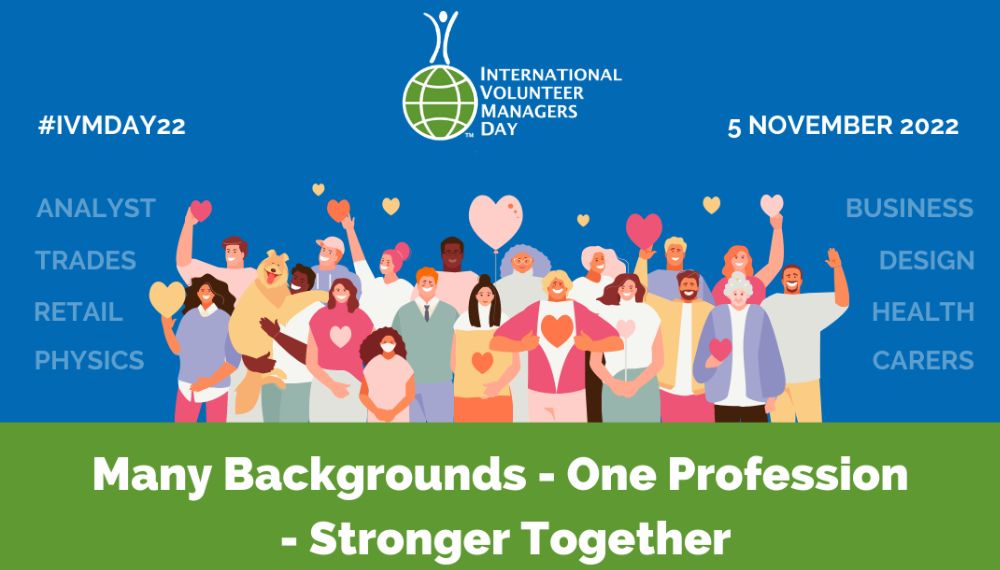 International Volunteer Managers Day is on November 5