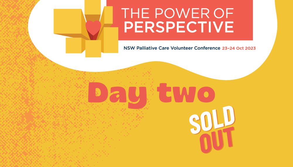 Tickets selling fast for the 2023 NSW Palliative Care Volunteer Conference