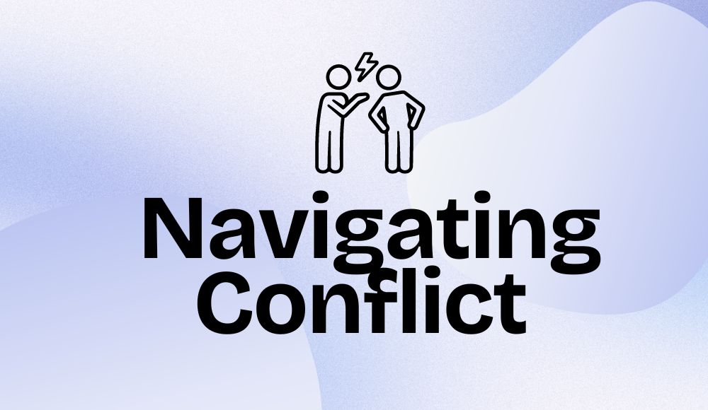 How can we address conflict in a positive manner?