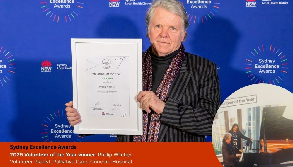 Volunteer Pianist takes out Excellence Award