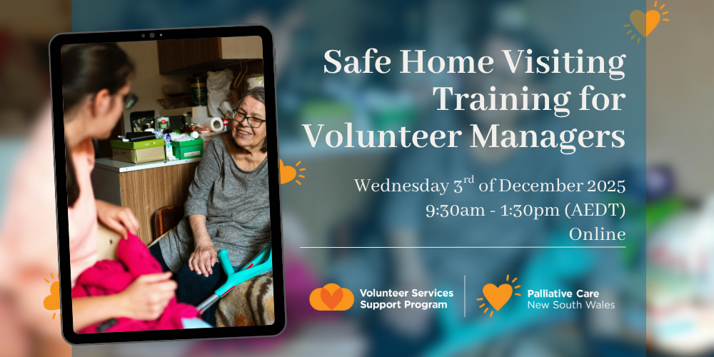 Safe Home Visiting – Training for Palliative Care Volunteer Managers