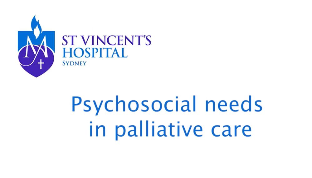 Psychosocial needs in palliative care